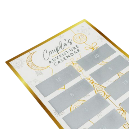 The Couple's Advent-ure Scratch Calendar